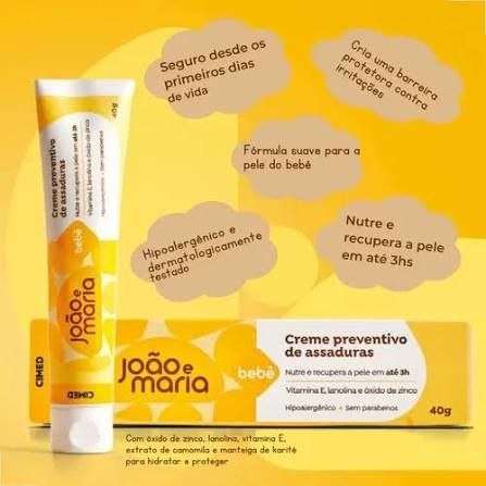 Creme para Assadura João e Maria 40g