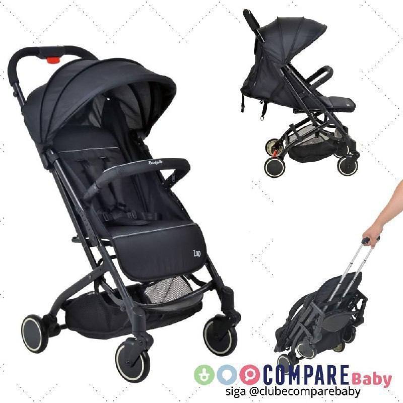 😍 Carrinho de Bebê Zap Black Burigotto