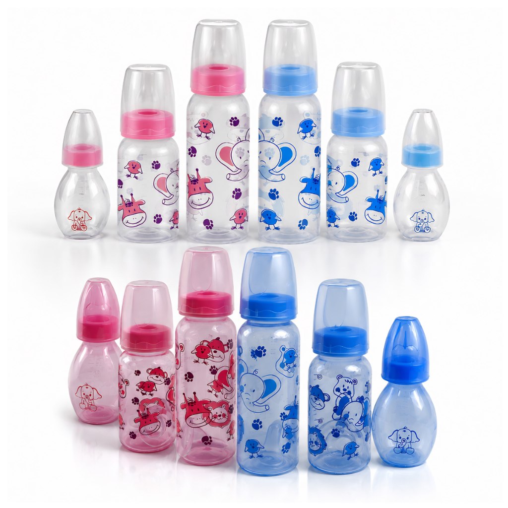 🛍️ Kit Mamadeiras para Bebê Recém-Nascido 3 Unidades 60ml 140ml 240ml