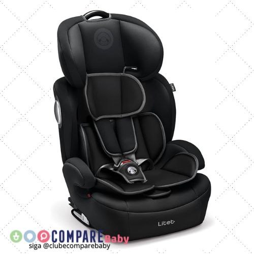 😍 Cadeira Para Auto 9-36 Kg Isofix Litet Safemax Fix 2.0 Preta - BB459