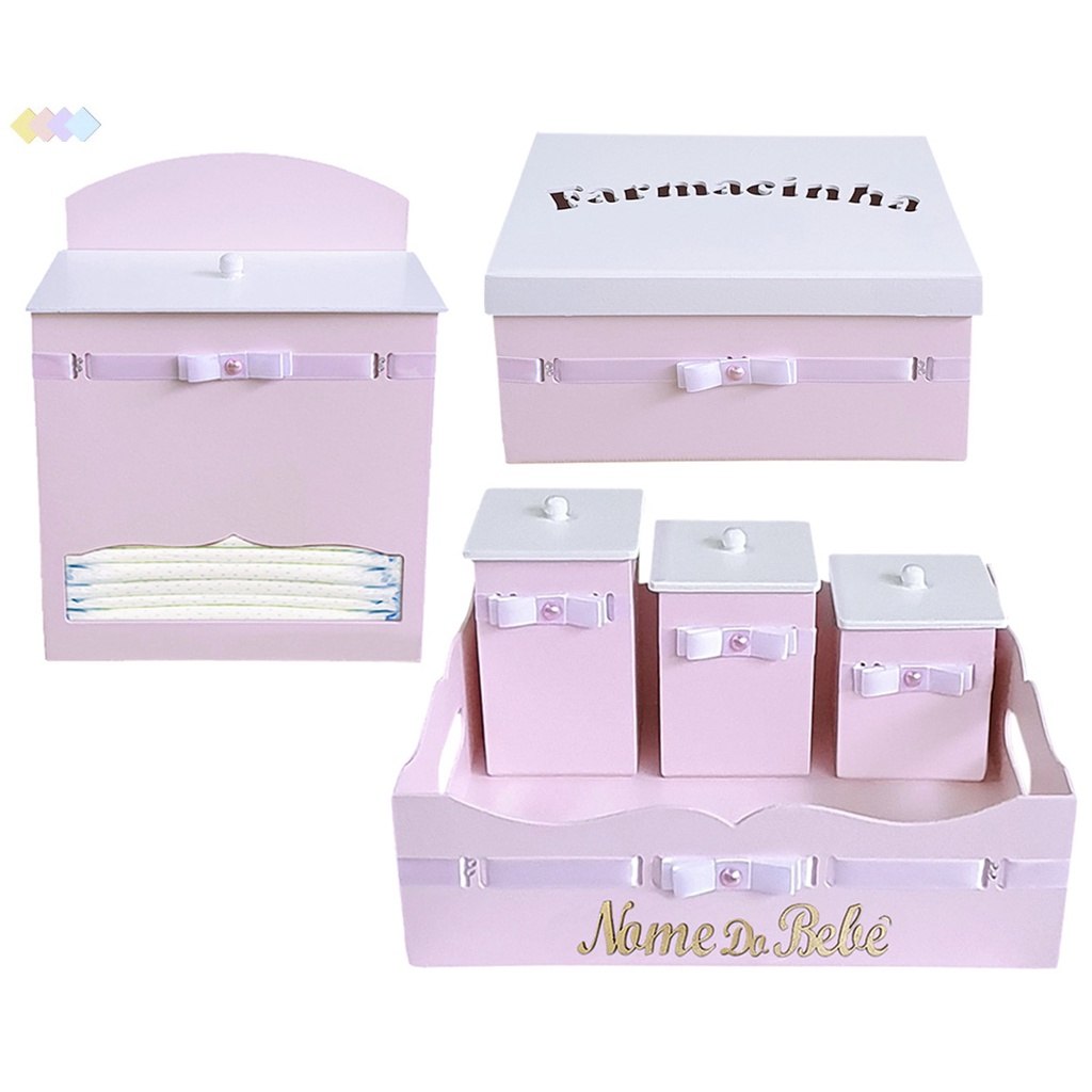 🛍️ kit Higiene Bebe menina personalizado