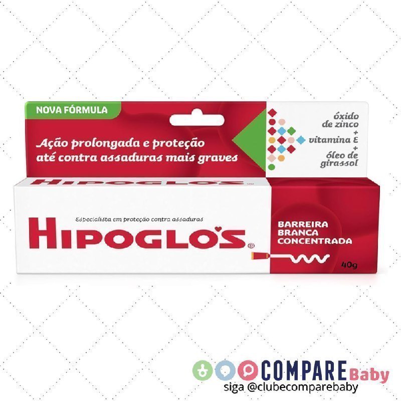😍 HIPOGLÓS® Creme Preventivo De Assaduras, 40g