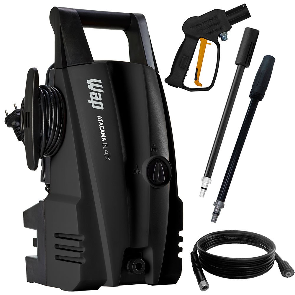 🛍️ Lavadora de Alta Pressão WAP Atacama Black Potência 1400W Pressão 1500PSI Motor Univer