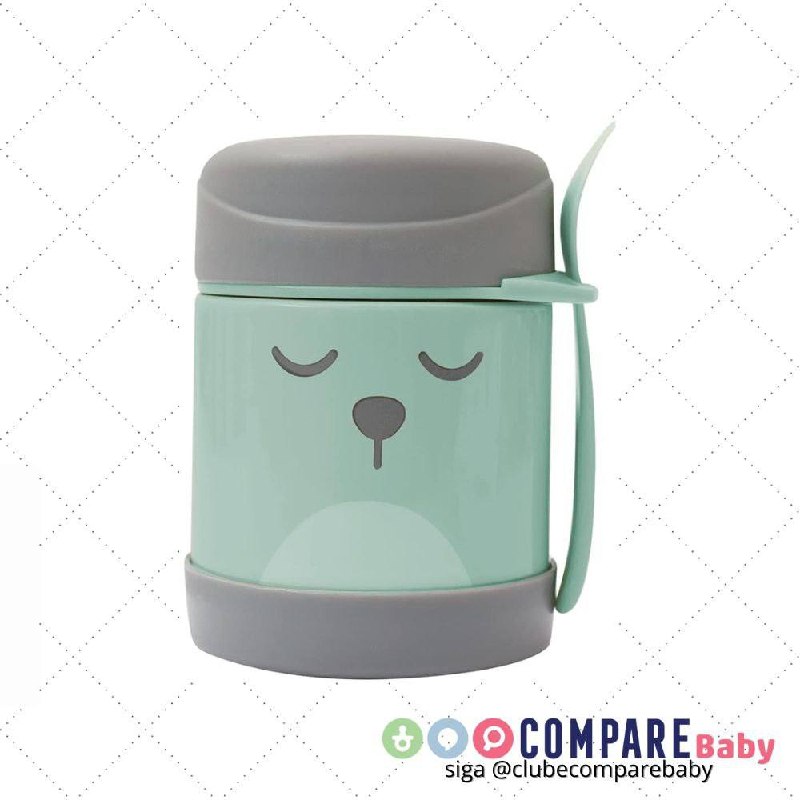 😍 Buba Pote Termico C/Colher - Gumy Verde Verde