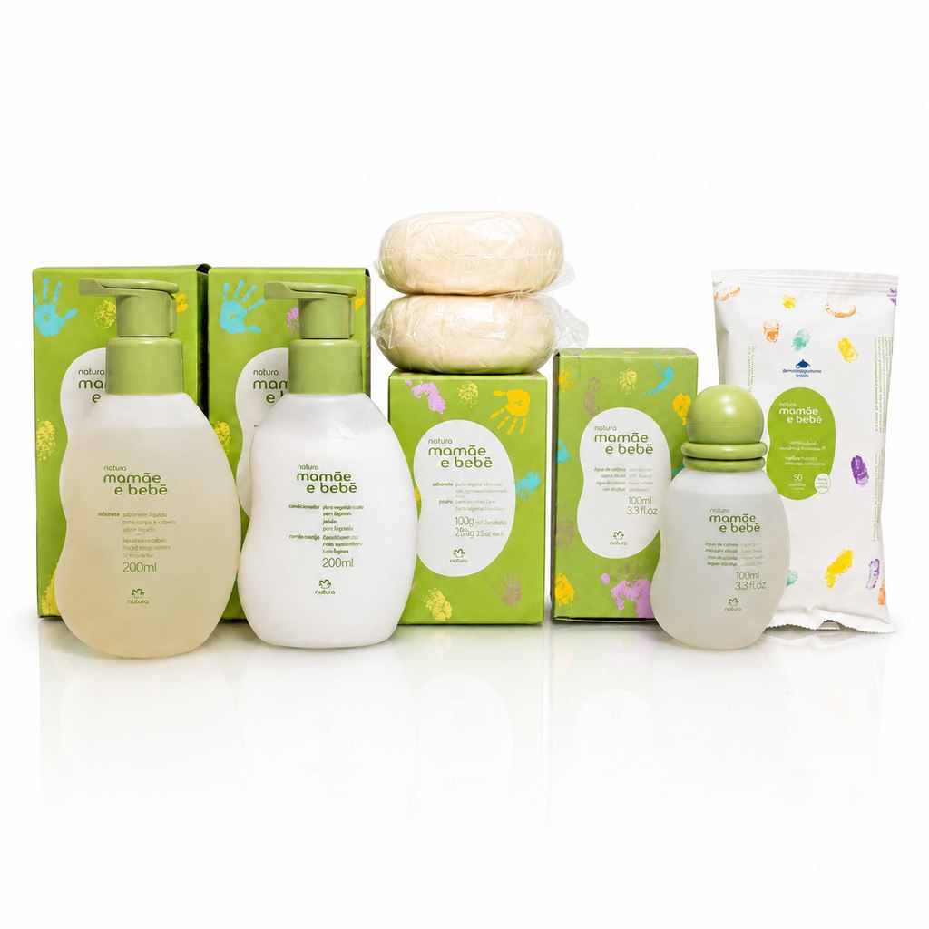 🛍️ Kit Natura Mamãe e Bebê (ITENS NA DESCRIÇÃO)
