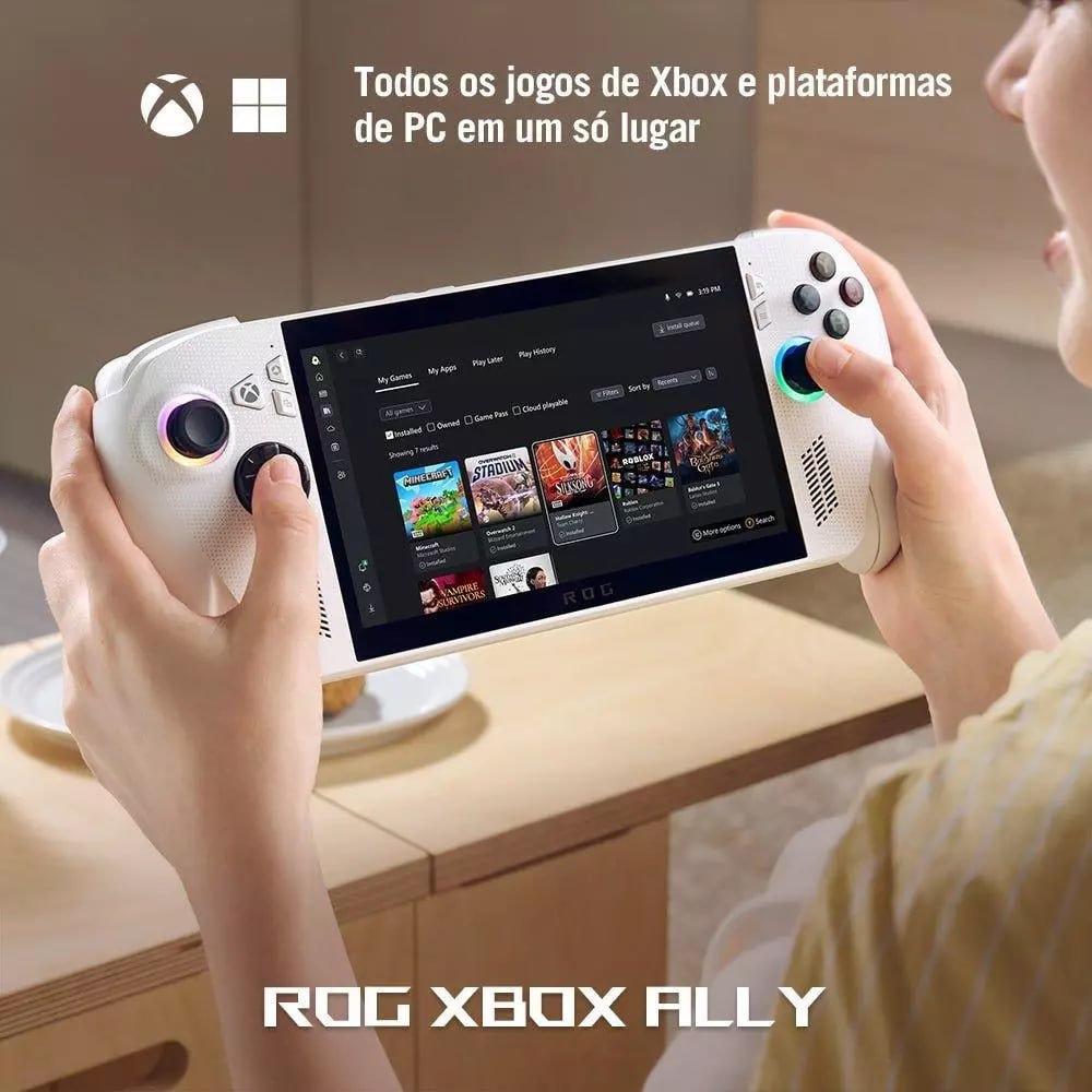 🎮Console Portátil ROG Xbox Ally AMD Z2 A 512 SSD 16 Gb Ram Tela 7" W11 Oficial Asus Brasi