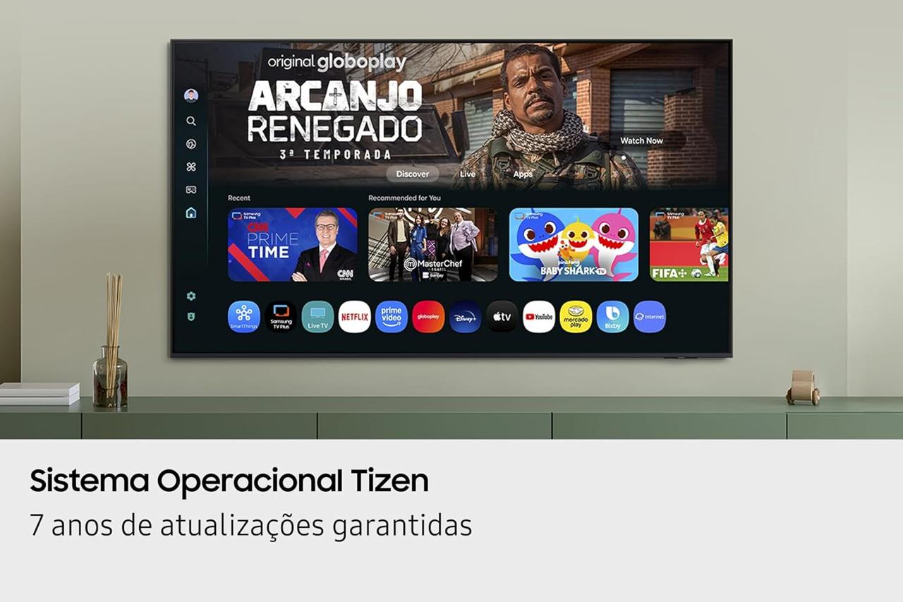 TELA GIGANTE DE 75 POLEGADAS COM 4K