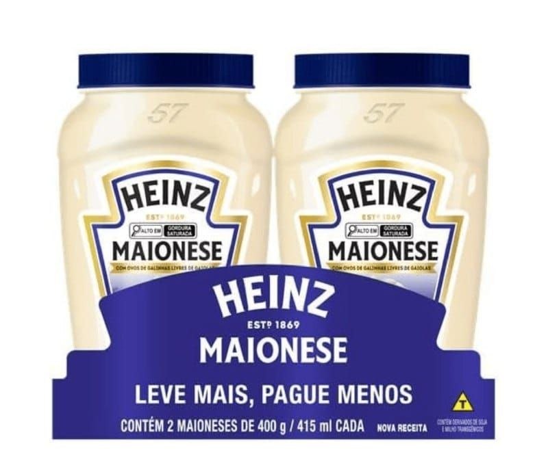 Heinz Pack Maionese Tradicional, 400G - 2 unidades