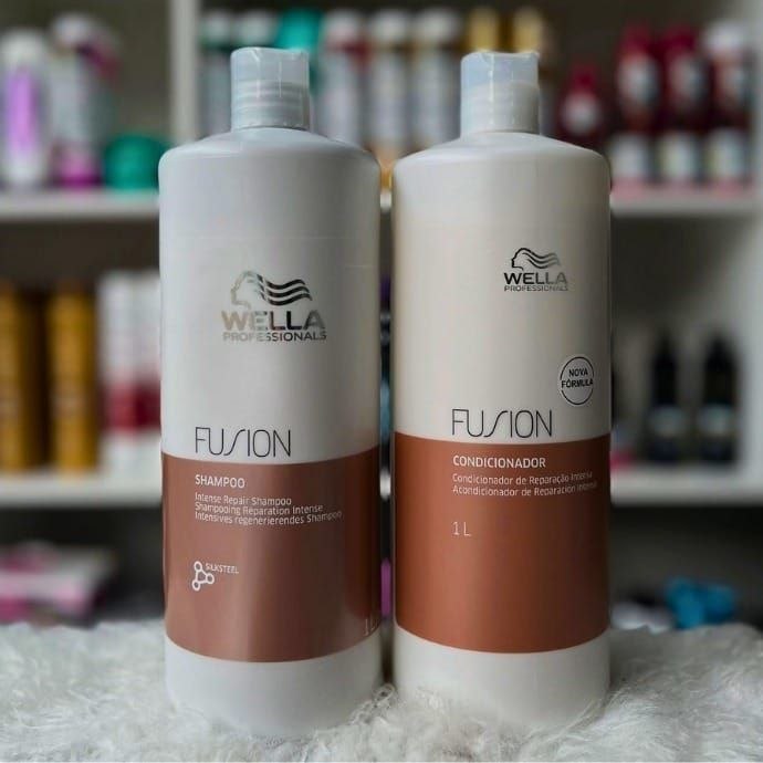 Wella Professionals Kit Fusion Salon Duo De 1l