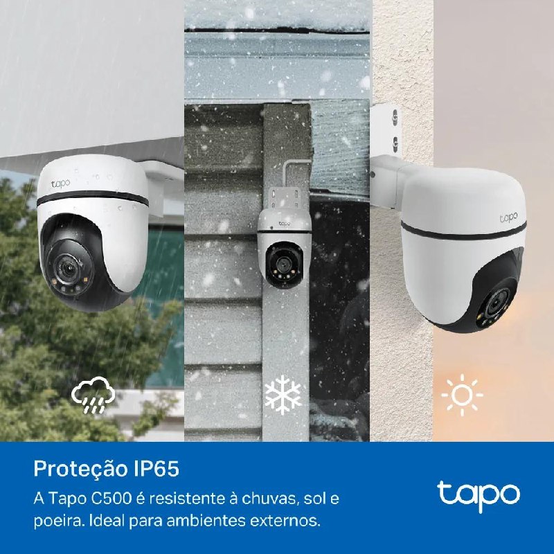VISÃO 360°, FULL HD E PROTEÇÃO IP65 PARA MONITORAR A CASA