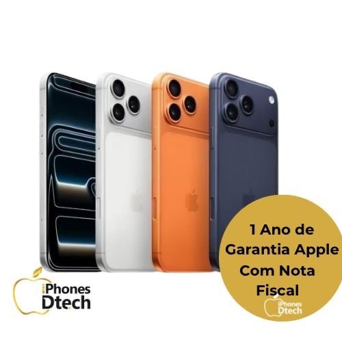 🛍️ iPhone 17 Pro Max 256GB 512GB Original Lacrado Laranja