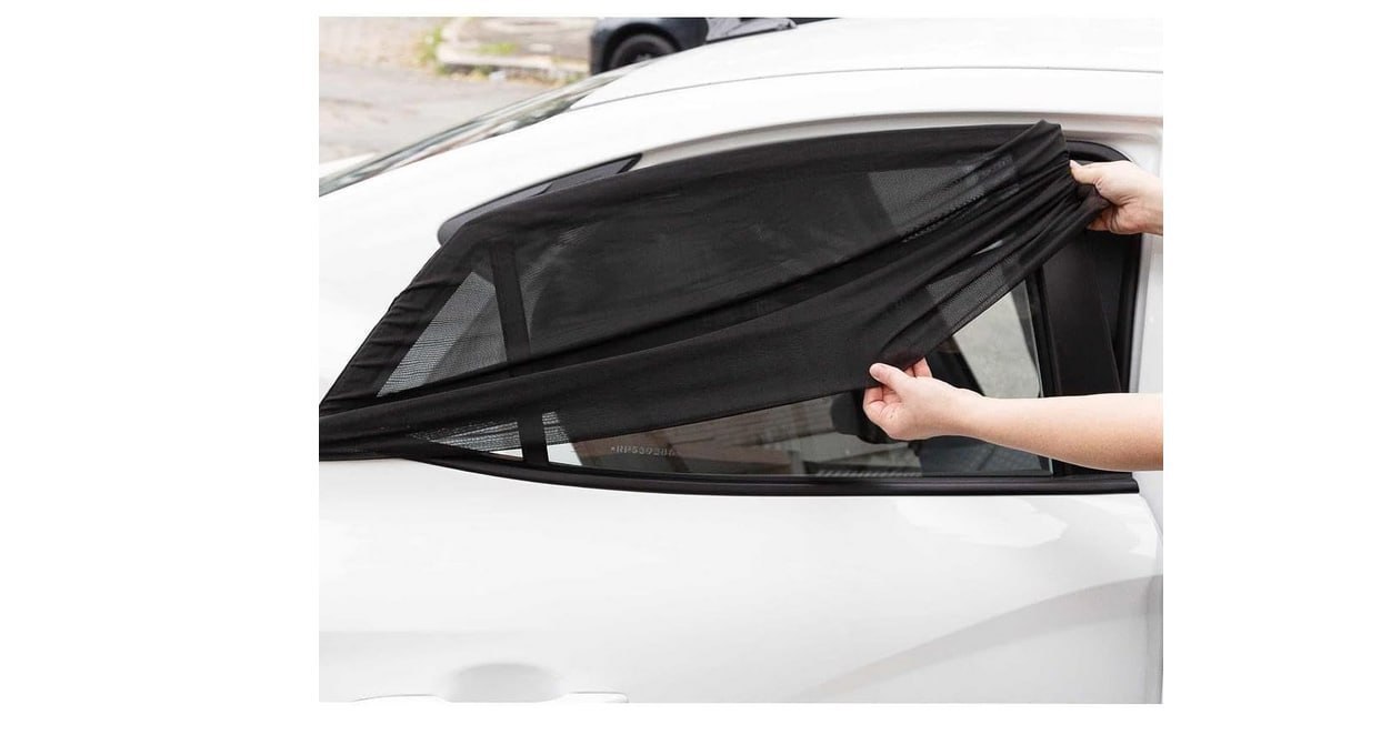 🫧 Safety 1st, Capa Protetora Solar para Janela traseira de Carro, Black