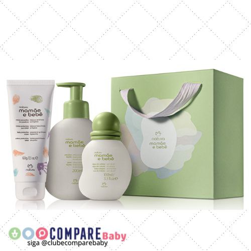 😍 Presente Natura Mamãe e Bebê Momento Chá de Bebê (3 produtos)