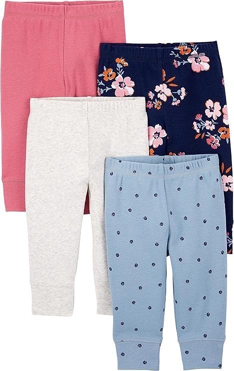 🫧 Calças Pacote com 4 calças Simple Joys by Carter'sMeninas tam 3-6m