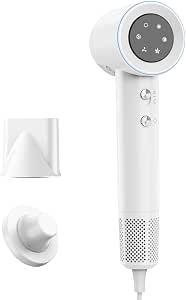 GOKOCO Secador De Cabelo Profissional 110v 127v,120000 RPM High Speed Hair Dryer 1600W com