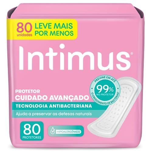 🛍️ Protetor Díário Intimus® Tecnologia Antibacteriana - 80 un