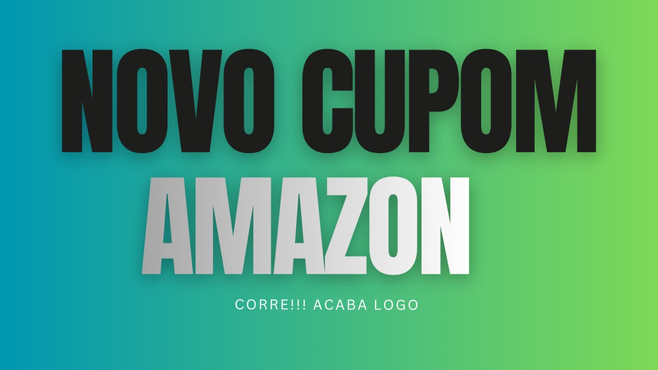 🟣 NOVO CUPOM AMAZON!