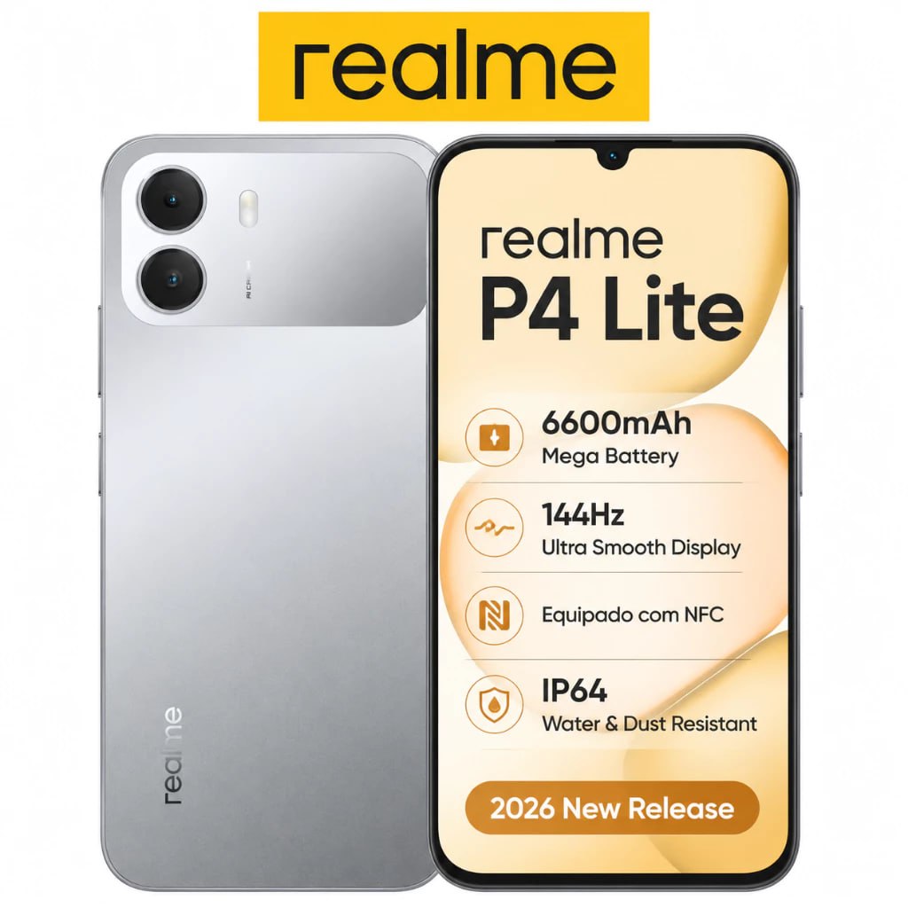 📱 Realme P4 Lite  4+256 GB