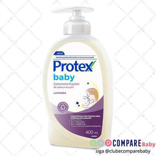 😍 Sabonete Líquido para bebês Protex Baby Lavanda 400ml