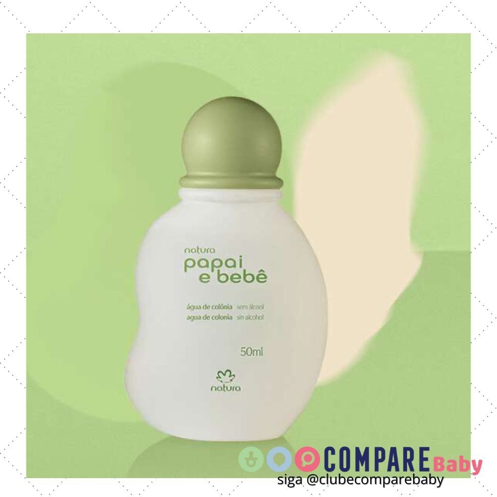 😍 Papai e Bebê Água de Colônia 50 ml