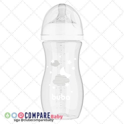 😍 Buba, Mamadeira Easy Flow Nuvem Branca 330ml