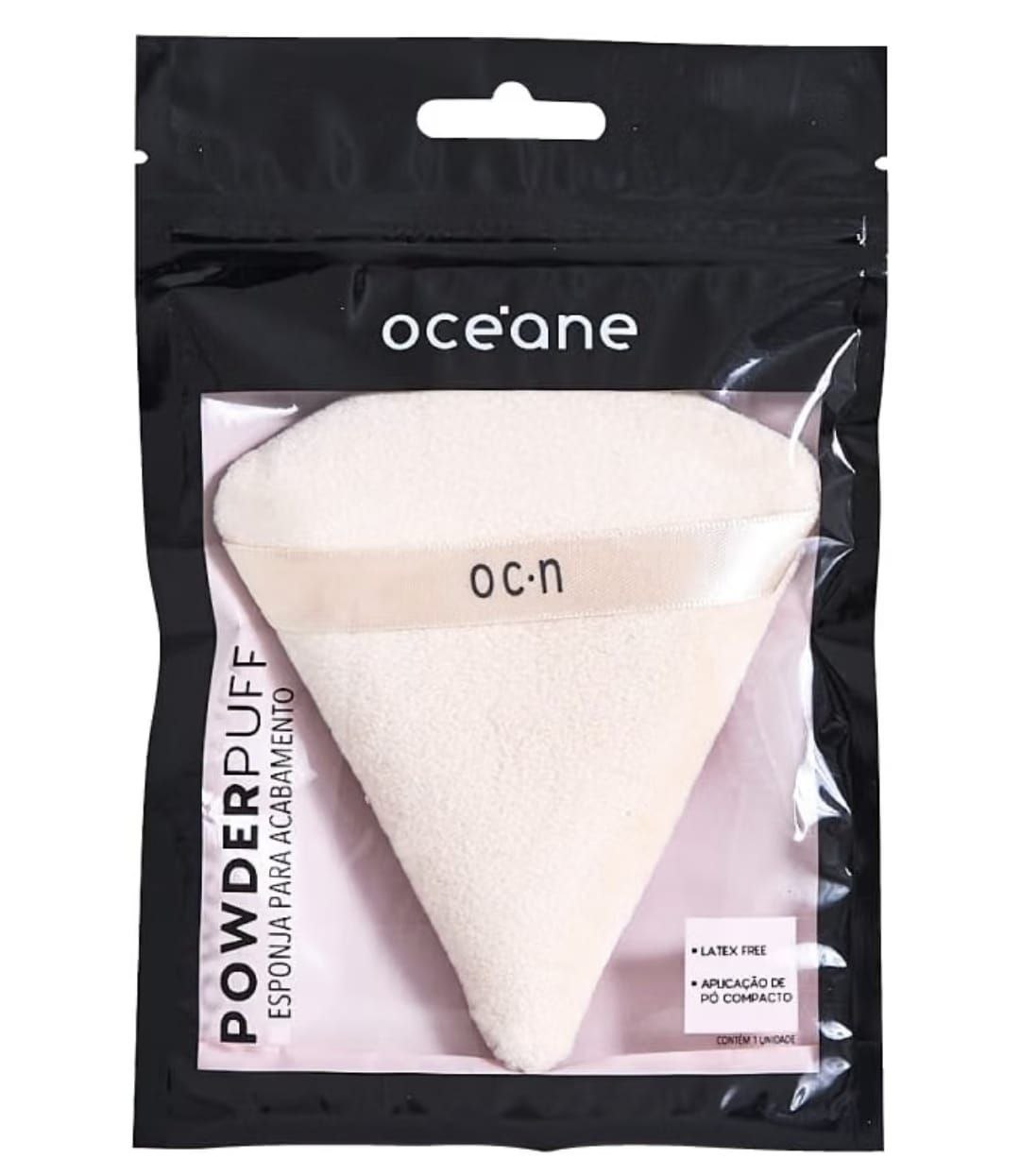 Océane Esponja de Maquiagem Para Acabamento Rosa - Powder Puff