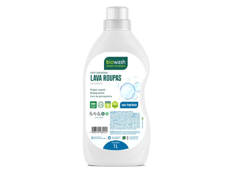 🫧 Biowash Bw Lava Roupas Liquido Sensitive 1L