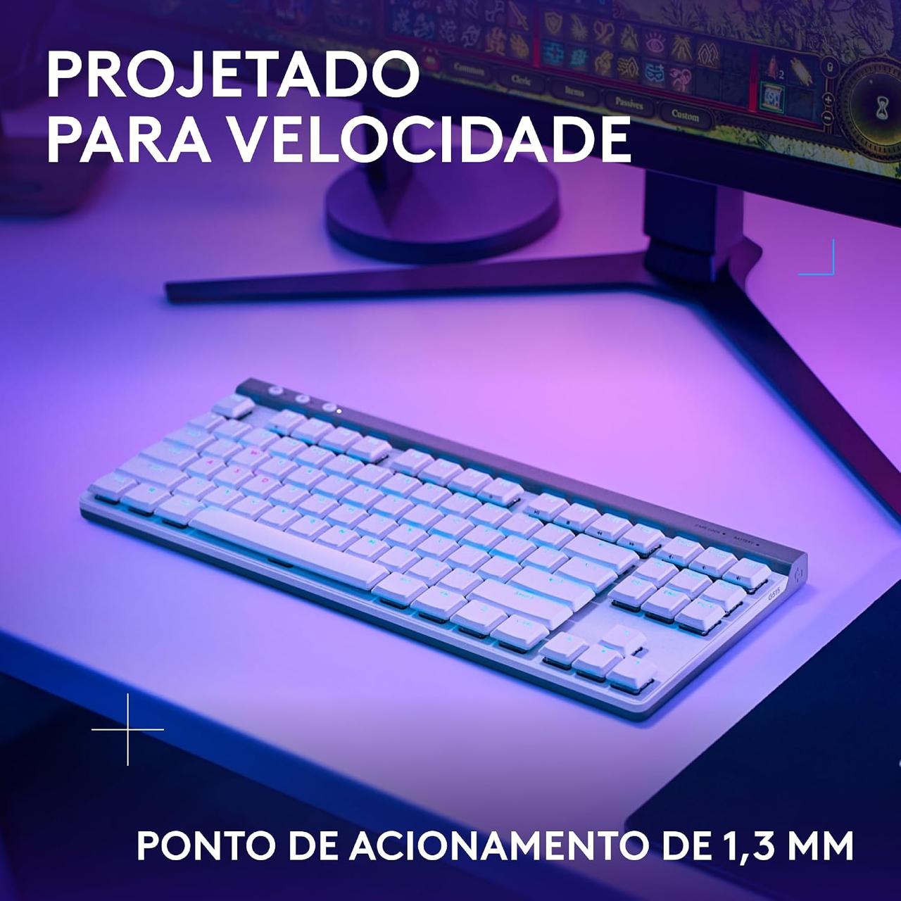 🛍️ Teclado Mecânico Gamer Sem Fio Logitech G515