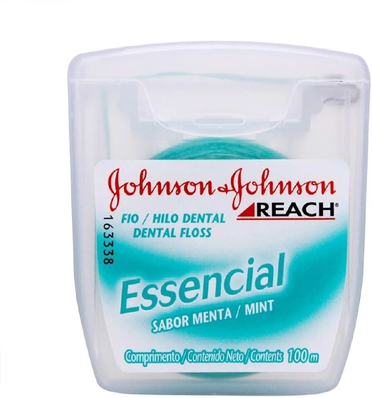 🛍️ Johnson's Reach Fio Dental Essencial Menta, 100m