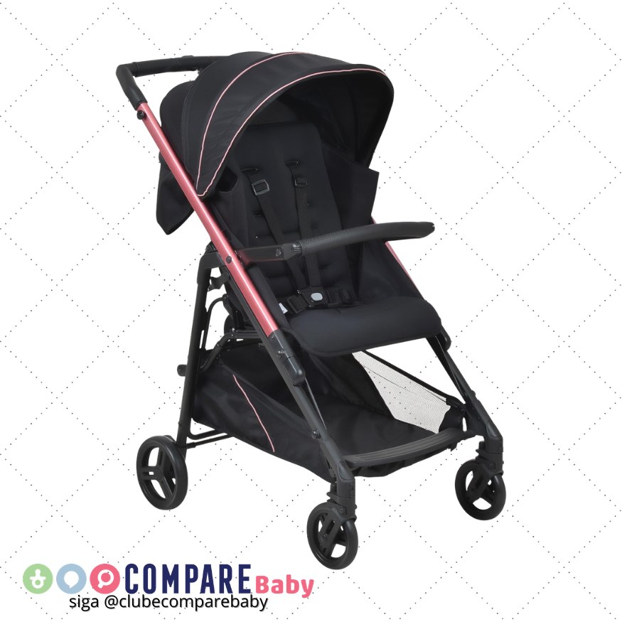 😍  Carrinho de Bebê Tak Metal Rose Burigotto
