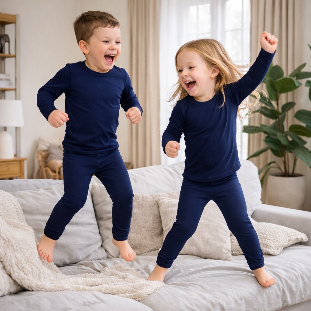 🛍️ Conjunto Térmico Infantil Blusa E Calça Peluciada