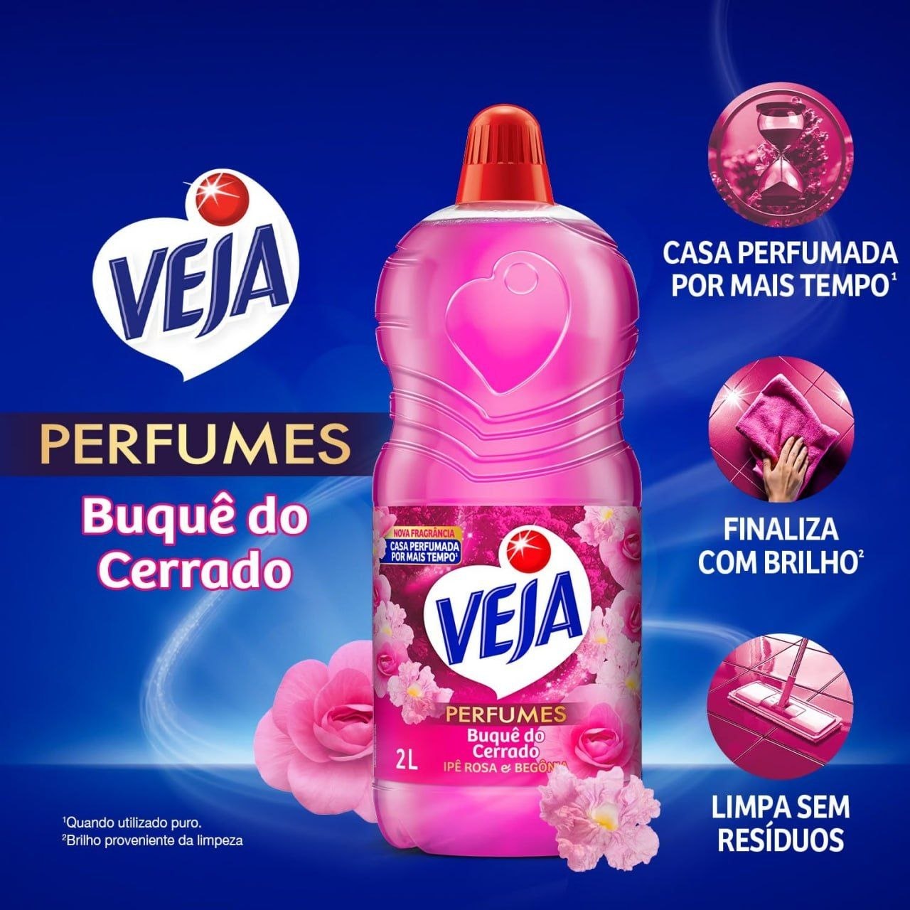 Limpador Perfumado Veja Buquê do Cerrado 2L