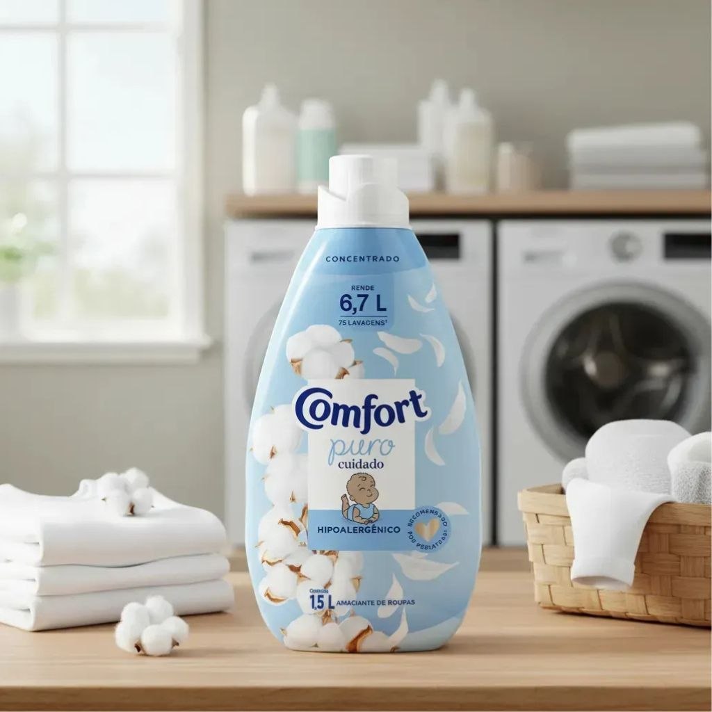 Amaciante Concentrado Comfort Puro Cuidado 1,5L
