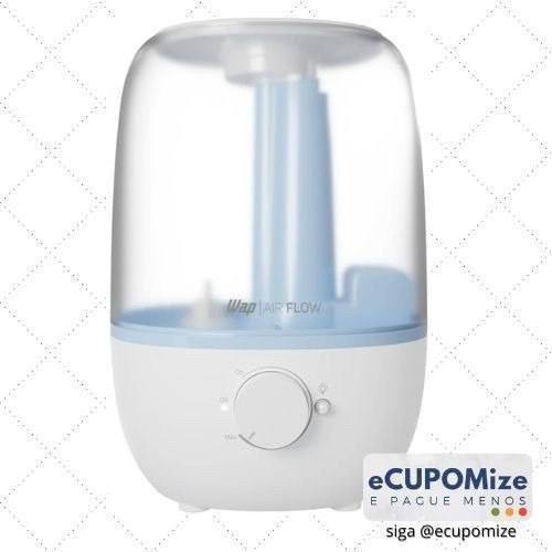 😍 WAP Umidificador de Ar Ultrassônico 2,3 Litros com Luminária e Aromatizador de Ambiente