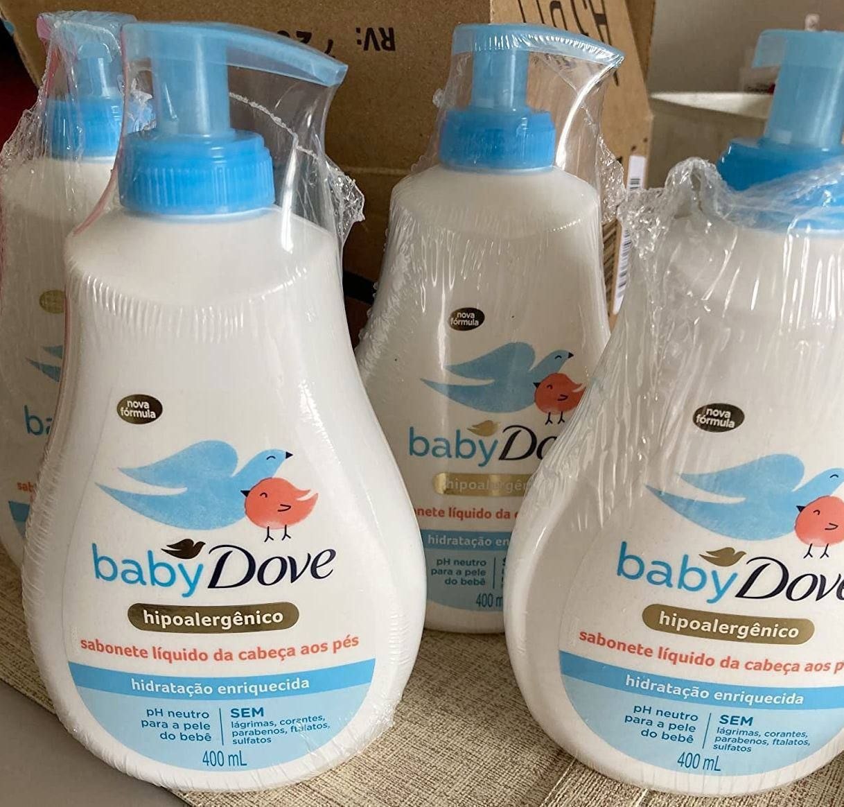 Sabonete Líquido  Baby Dove Hidratação Enriquecida 400ml