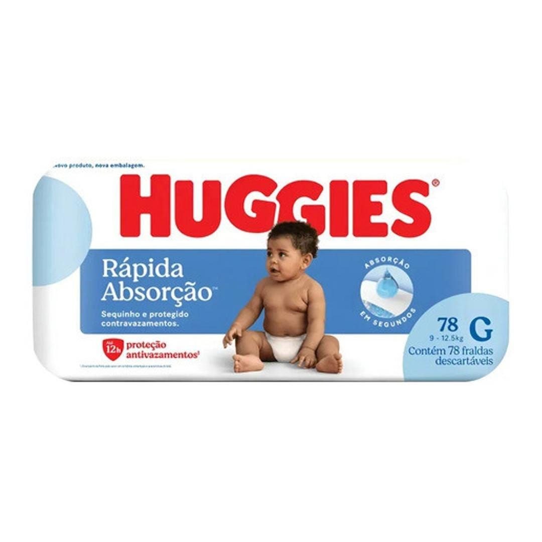 Huggies Tripla Proteção Fralda g 78 Unidades