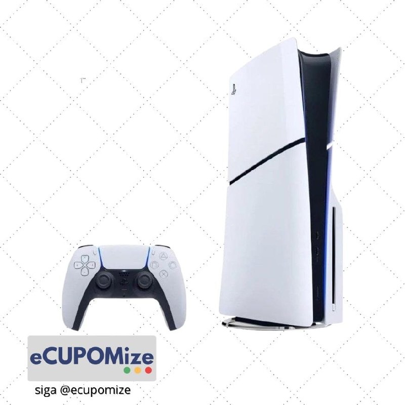 😍 PlayStation 5 Slim Disk 1TB 1 Controle Branco Sony