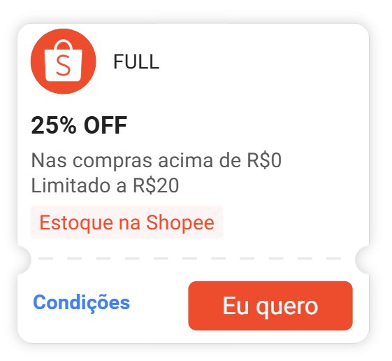 🚨 CUPOM SHOPEE