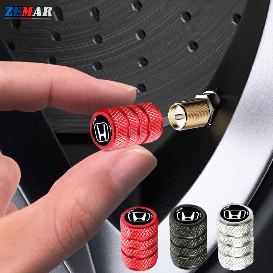🔥 CAPS DE VÁLVULAS METÁLICOS 4PCS PARA CIVIC, FIT, CITY E MAIS
