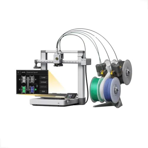 🛍️ Impressora 3d Bambu Lab A1 Combo Ams Lite Impressão 4 Cores 127/220v Prateado