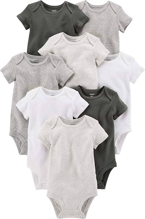 🫧 Kit com 7 Bodies de Manga Longa Simple Joys by Carter’s | Unissex