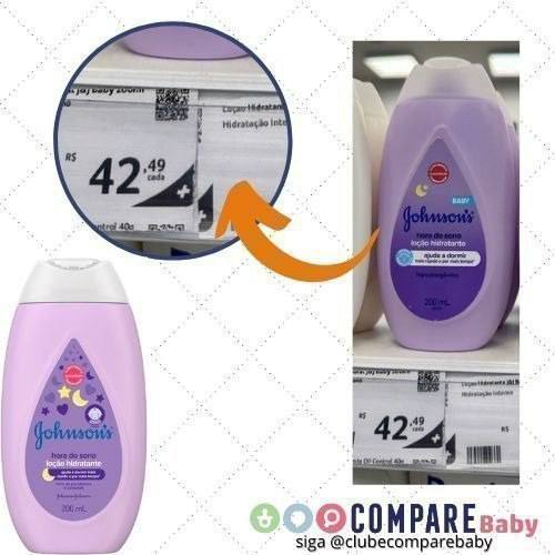 😍 Johnson's Baby Loção Hidratante Relaxante Para Uso Diário Hora Do Sono,200ml