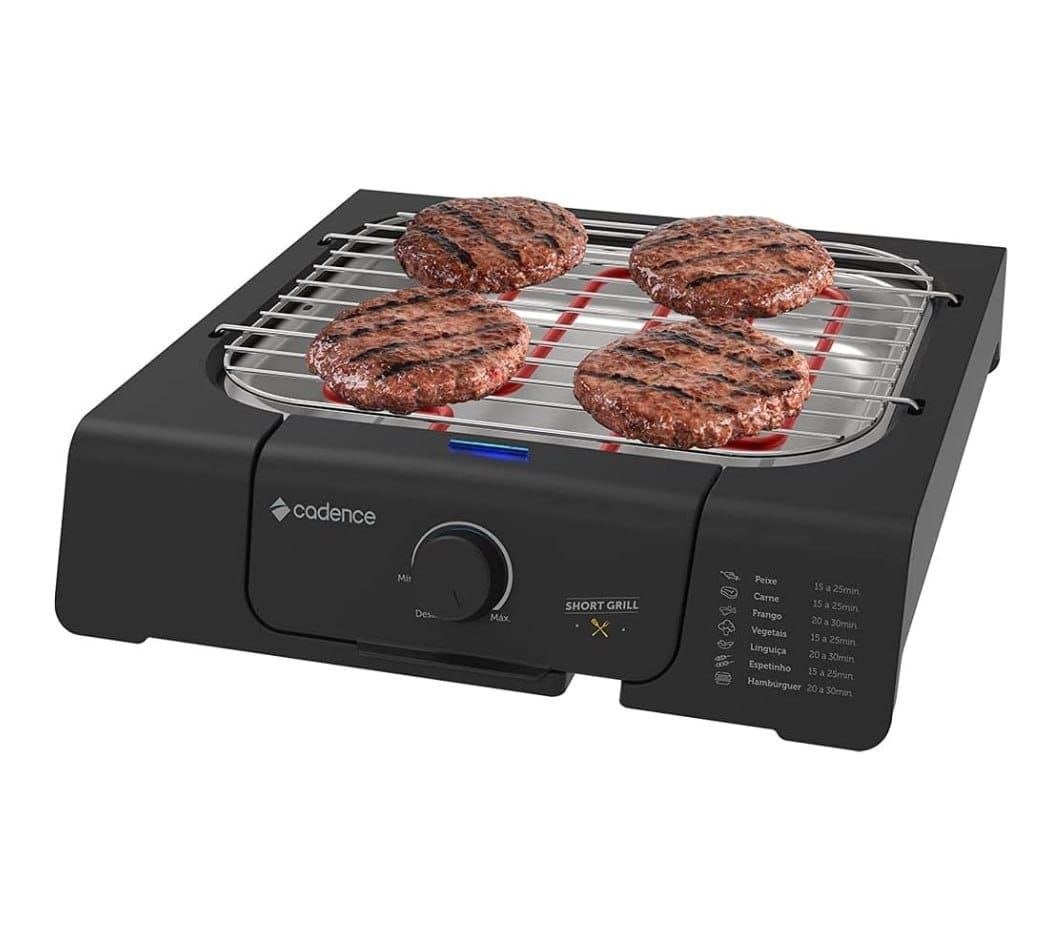 Churrasqueira Elétrica Cadence Short Grill