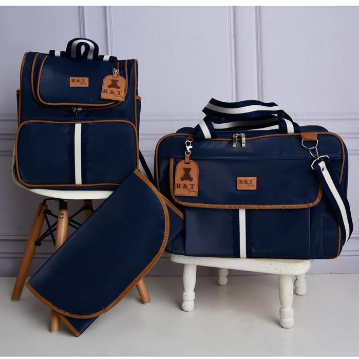 🛍️ Bolsas Maternidade Mala De Bebê Com Mochila Grande 2 Em 1 E Trocador Kit Completo