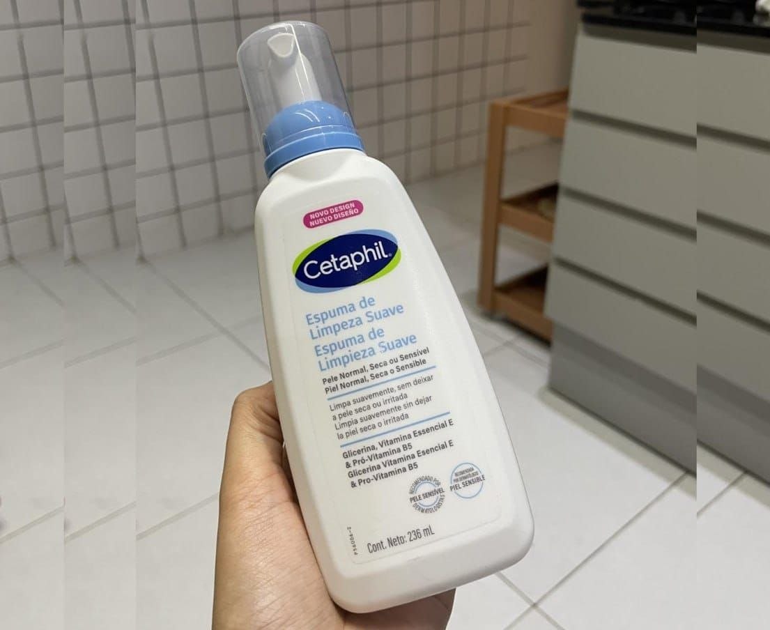 Espuma De Limpeza Facial Suave Cetaphil 236ml