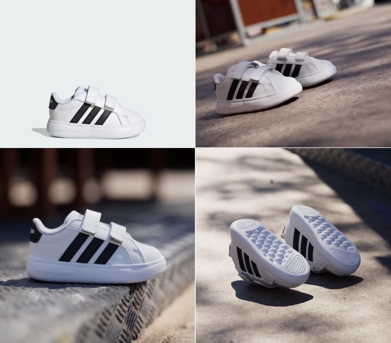 🫧 Tênis Grand Court 3.0 Bubble Infantil | Adidas
