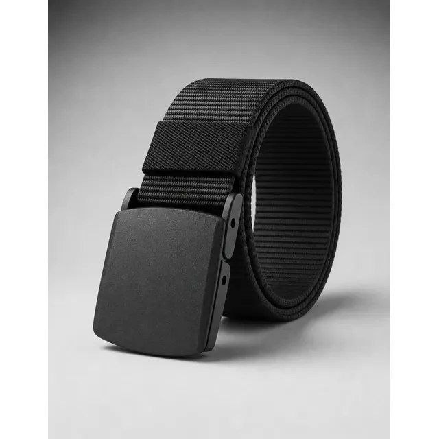 🛍️ Cinto Tático Mardi Com Fivela De Engate Rápido Em Plástico Preto 120