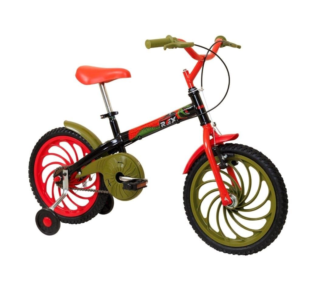 Bicicleta Power Rex, Aro 16 - Caloi - com rodinhas