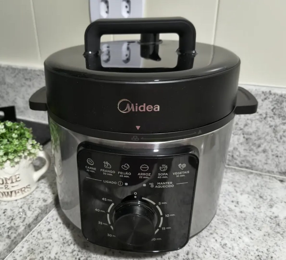 ✅ PANELA DE PRESSÃO MECÂNICA 4L MIDEA PRA NAO DAR BANDEIRA
