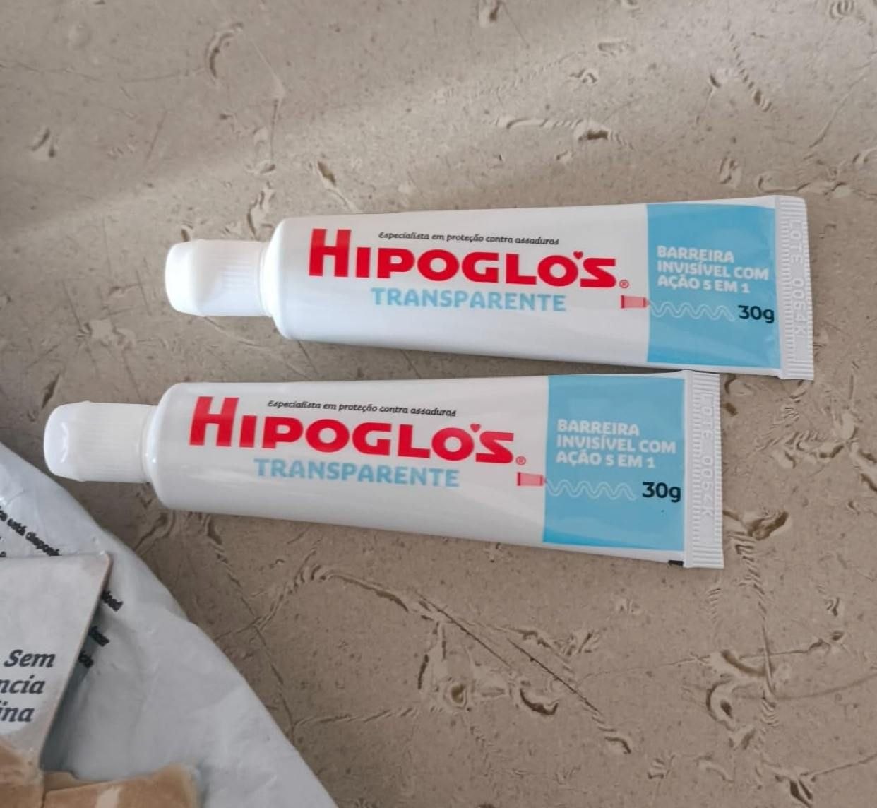 Creme Para Assaduras Hipoglós Transparente 30g